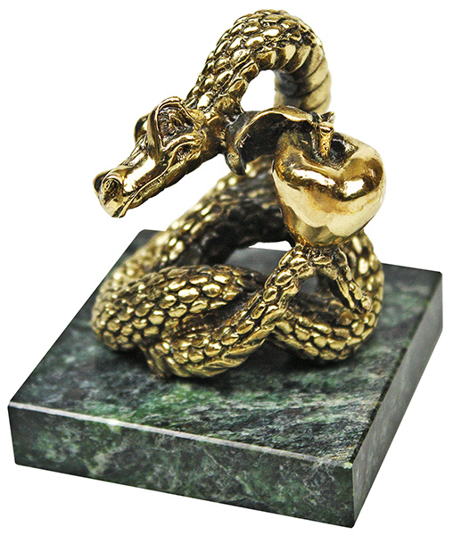 Статуэтка Змея с яблоком 7.1.33