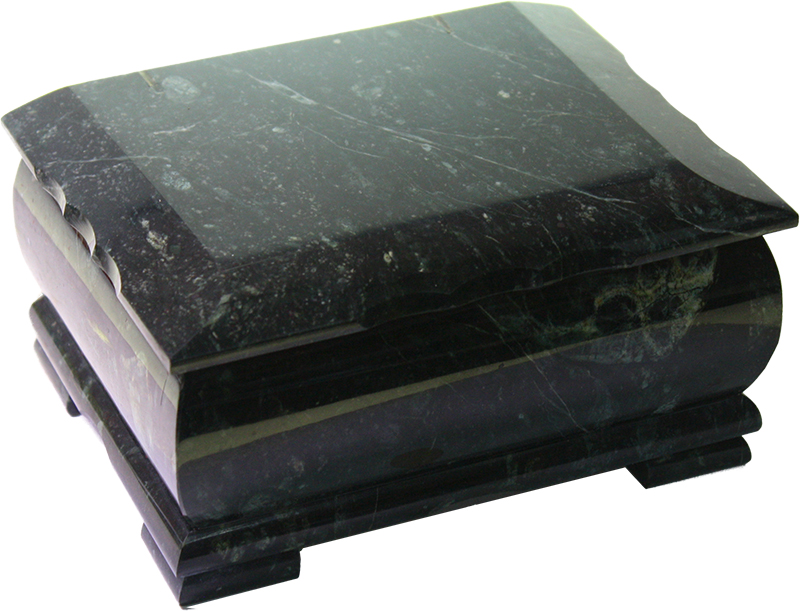 Шкатулка змеевик 160х120х70 7.10.7