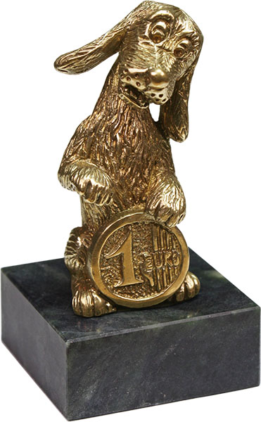 Статуэтка Пес с евро 7.1.278