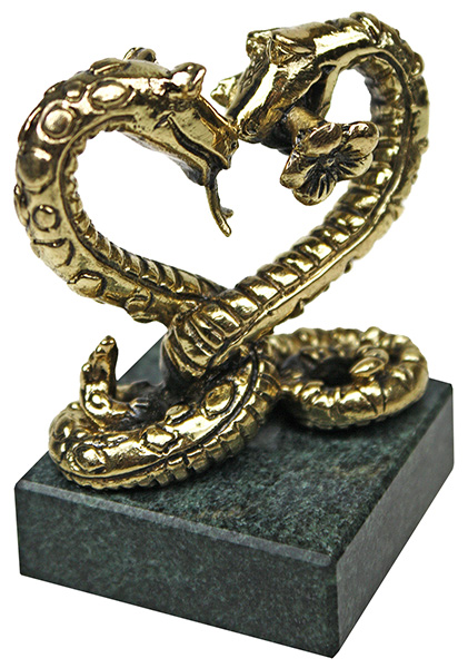 Статуэтка Змейки (сердце) 7.1.200