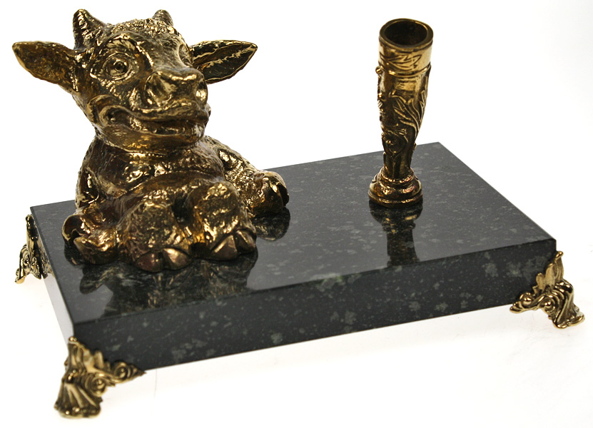 Письменный прибор Бык 7.4.22