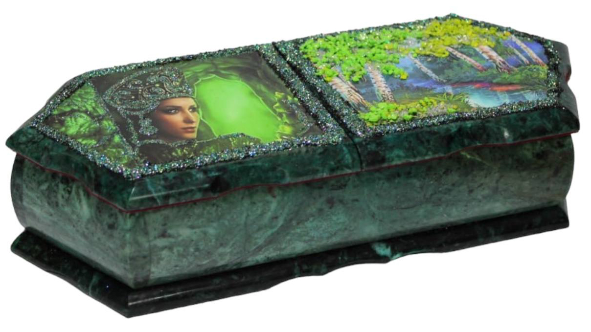 Шкатулка 2 отдела 290х110х70 7.10.681