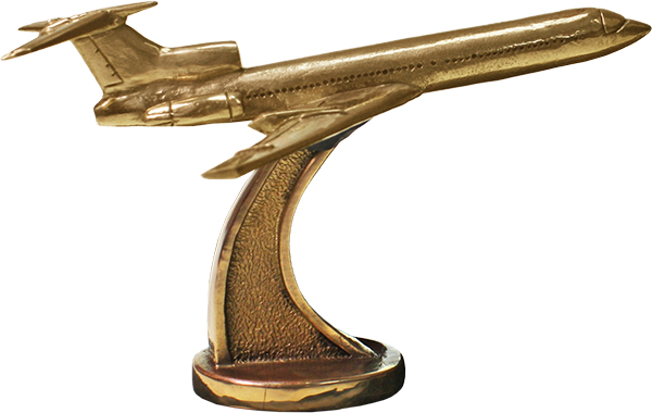 Статуэтка Самолет ТУ-154 М (большой) 7.1.287