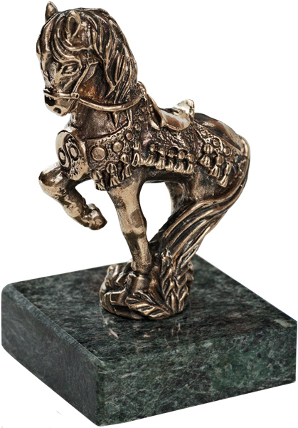 Статуэтка Лошадка на камне 7.1.204.2