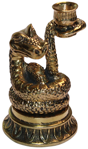 Подсвечник Змей на ободке 7.2.15.2