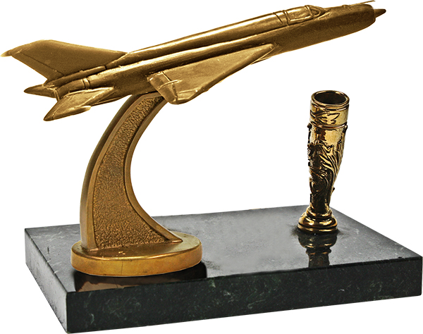 Письменный прибор Самолет Миг-21 7.20.112 Письменный прибор Самолет Миг-21 7.20.112