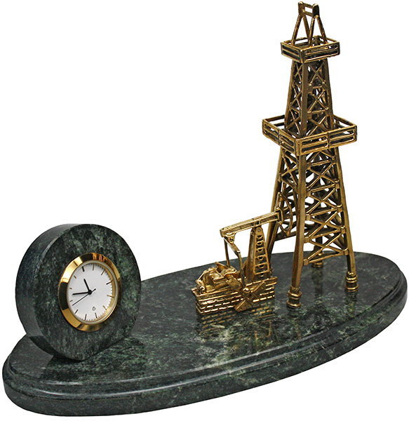 Часы Нефтяная вышка с качалкой 7.5.77