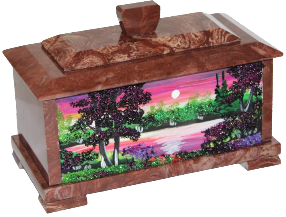 Шкатулка Ларец большой с напылением 7.10.3