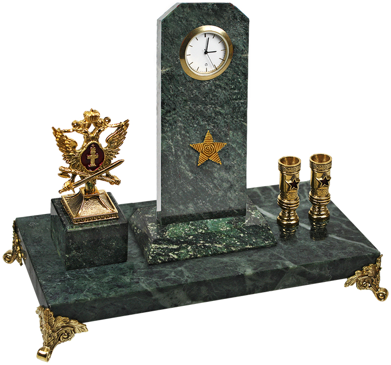 Часы Погон с п/п и гербом УИС (генерал) 7.5.118.1