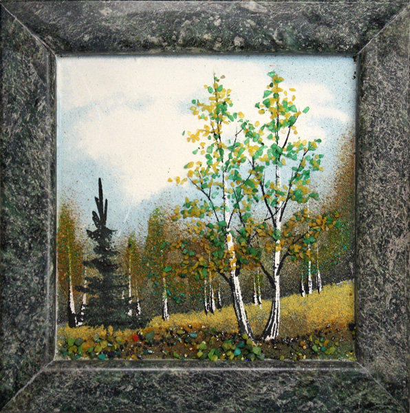 Панно каменное (каменная крошка) 140х140 мм 7.3.12