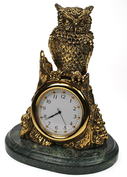 Часы Филин на пне 7.5.21