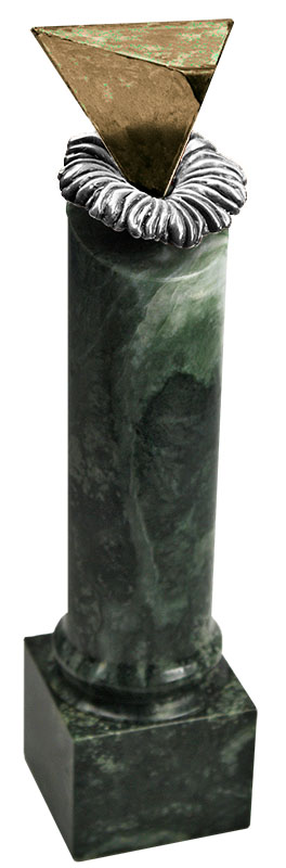 Стелла с логотипом и значком Город Волжский 7.20.76