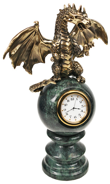 Часы "Дракон на шаре" 7.5.109