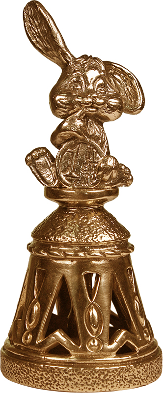 Колокольчик "Заяц с Евро" 7.14.6